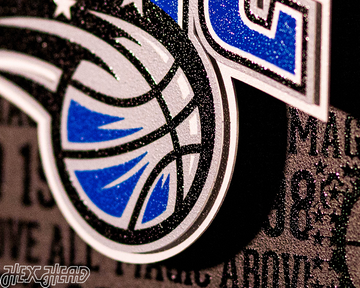 Orlando Magic CRAFT SERIES 3D Embossed Metal Wall Art