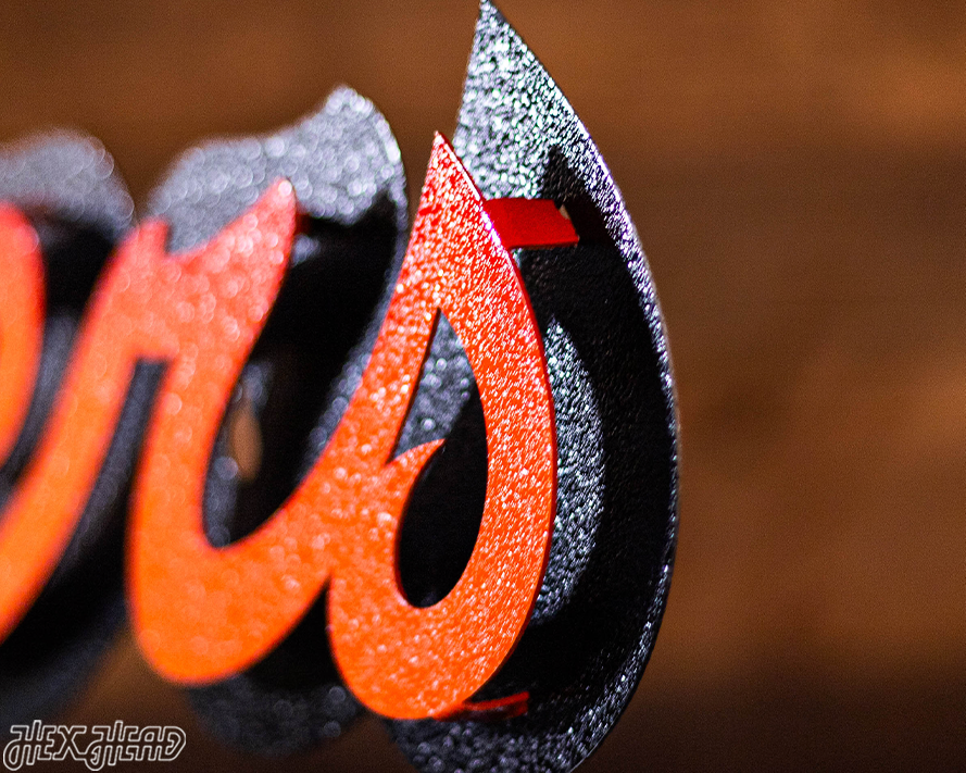 Oregon State "Beavers" 3D Metal Wall Art