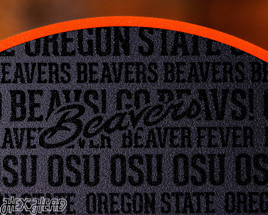 Oregon State Beaver CRAFT SERIES 3D Embossed Metal Wall Art