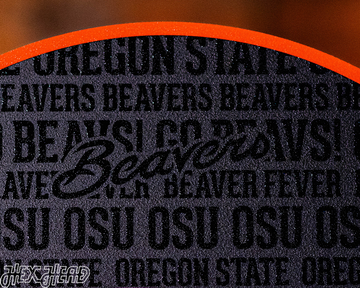 Oregon State Beaver CRAFT SERIES 3D Embossed Metal Wall Art