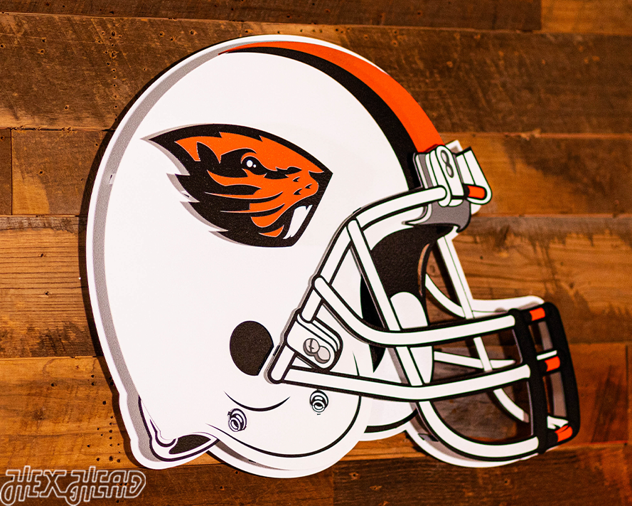 Oregon State Beaver BLITZ COLLECTION - 8 LAYER 3D Metal Wall Art