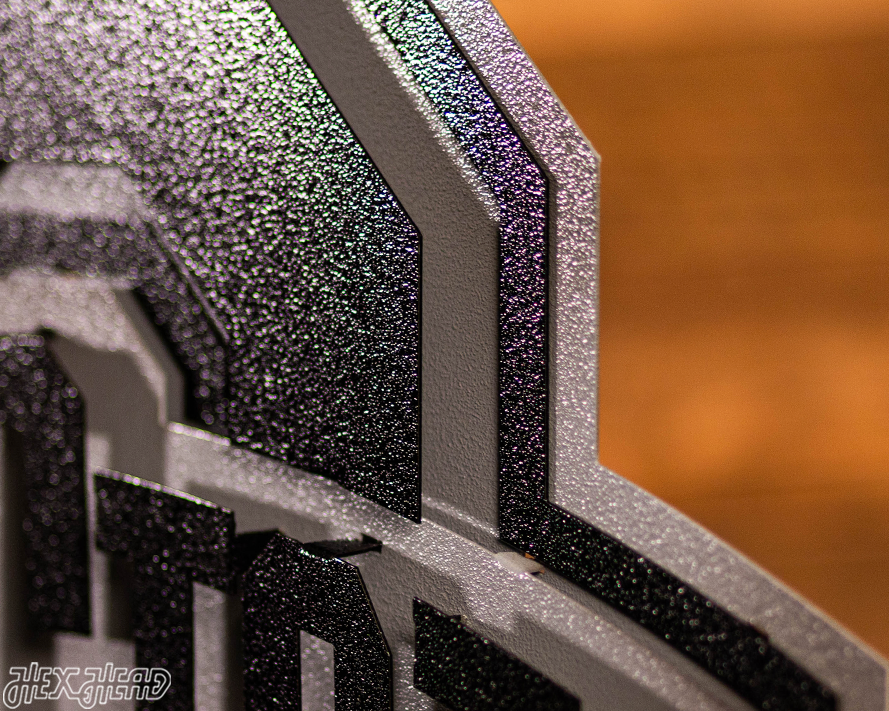 MONOCHROME - The Ohio State 3D Metal Artwork