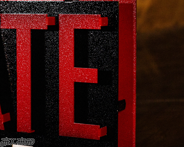 The Ohio State "Brutus" 3D Metal Artwork