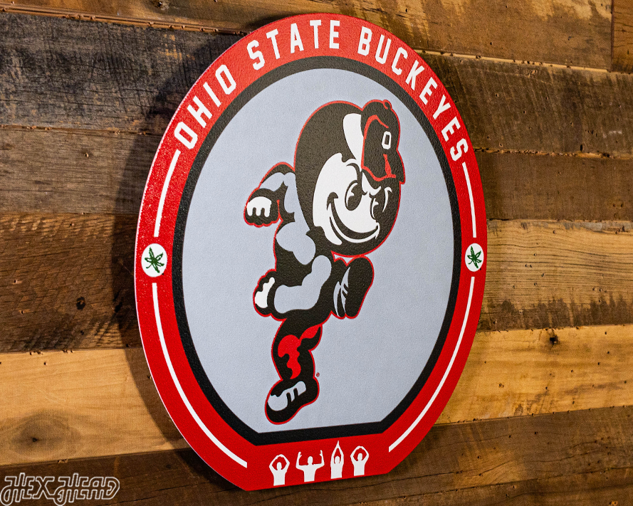 VARSITY Collection -Ohio State Brutus SINGLE Layer Wall Art