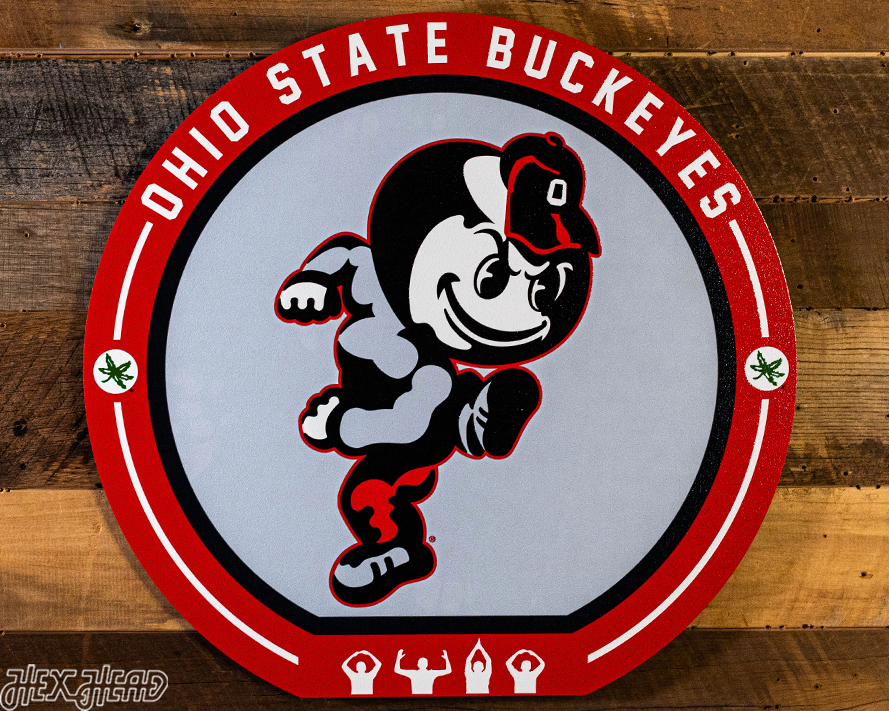 VARSITY Collection -Ohio State Brutus SINGLE Layer Wall Art