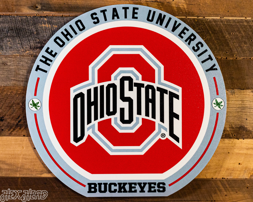 VARSITY Collection -Ohio State Buckeyes SINGLE Layer Wall Art