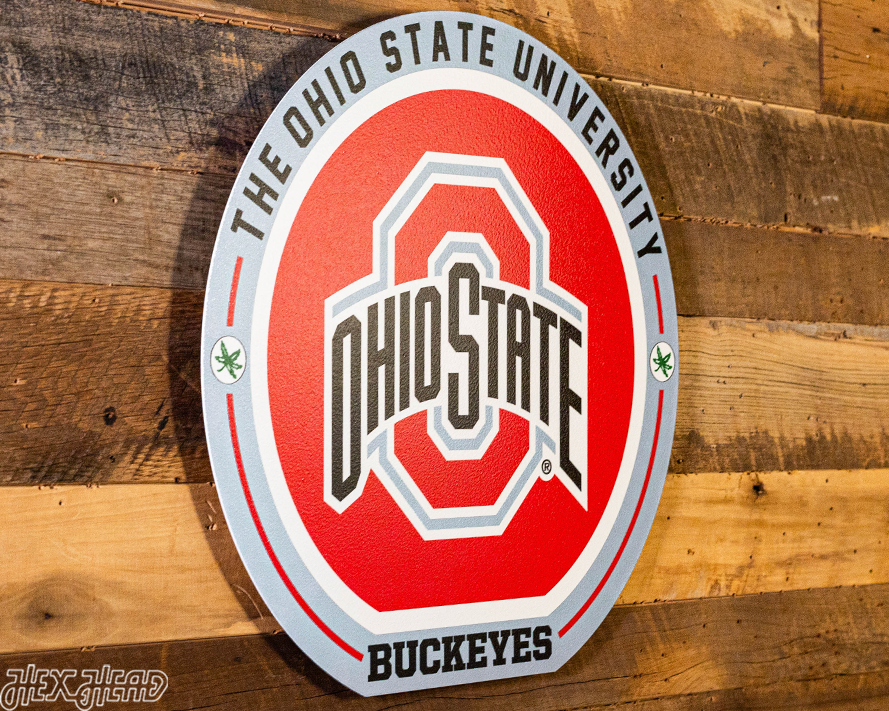 VARSITY Collection -Ohio State Buckeyes SINGLE Layer Wall Art