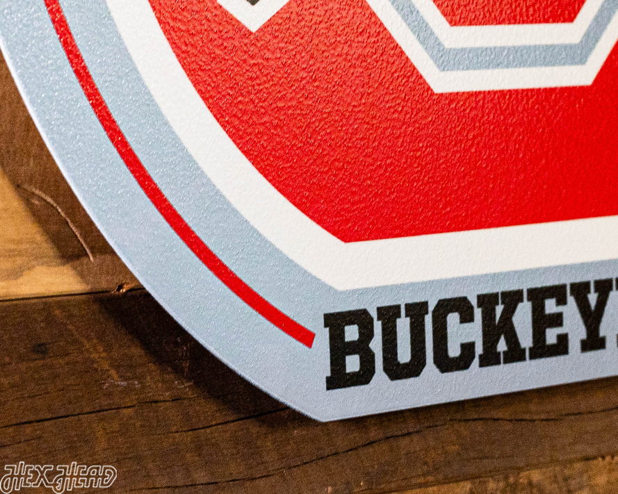 VARSITY Collection -Ohio State Buckeyes SINGLE Layer Wall Art