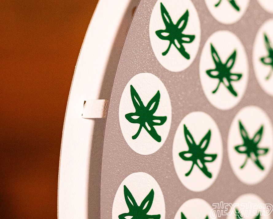 Ohio State BLITZ COLLECTION - 8 LAYER 3D Metal Wall Art