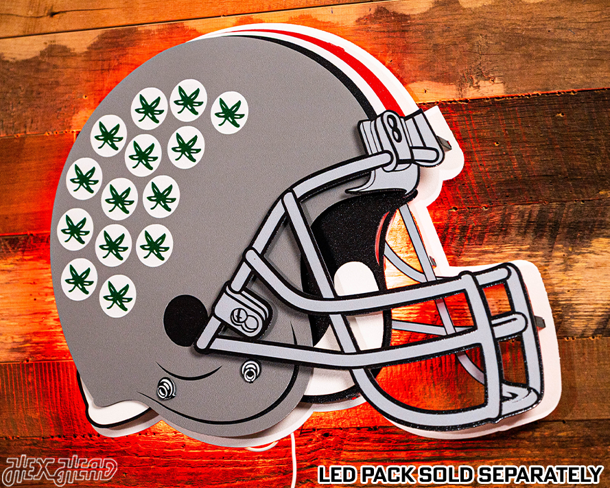 Ohio State BLITZ COLLECTION - 8 LAYER 3D Metal Wall Art