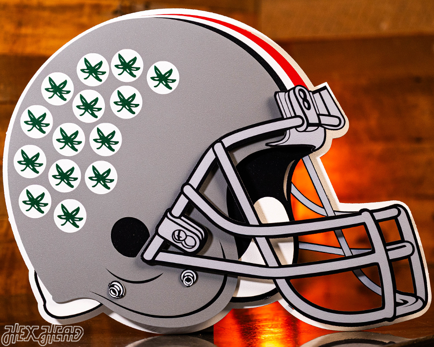 Ohio State BLITZ COLLECTION - 8 LAYER 3D Metal Wall Art
