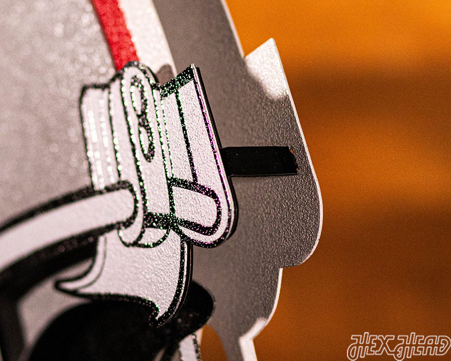 Ohio State BLITZ COLLECTION - 8 LAYER 3D Metal Wall Art