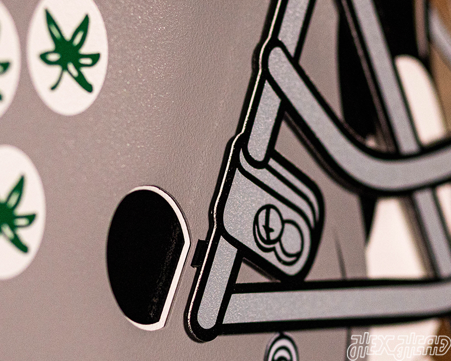 Ohio State BLITZ COLLECTION - 8 LAYER 3D Metal Wall Art