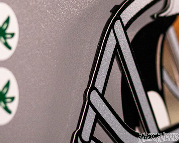 Ohio State BLITZ COLLECTION - 8 LAYER 3D Metal Wall Art