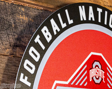 VARSITY Collection - Ohio State Buckeyes 2024 National Champions SINGLE Layer Wall Art