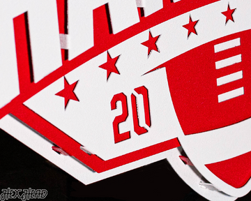 Ohio State Buckeyes OFFICIAL 2024 National Champions 3D Hand Painted Metal Wall Art