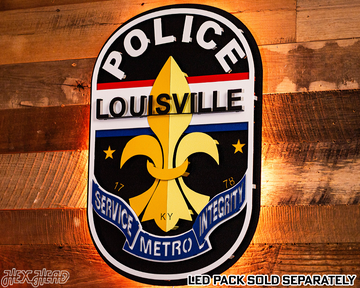 Louisville Metro Police Badge PERSONALIZED