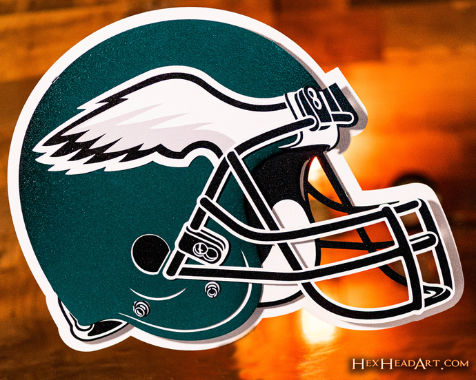 Philadelphia Eagles Metal Wall Art – Hex Head Art