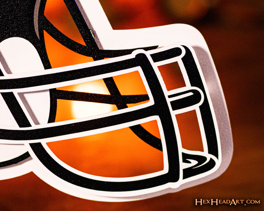 Philadelphia Eagles BLITZ Collection - 8 Layer Helmet 3D Vintage Metal Wall Art