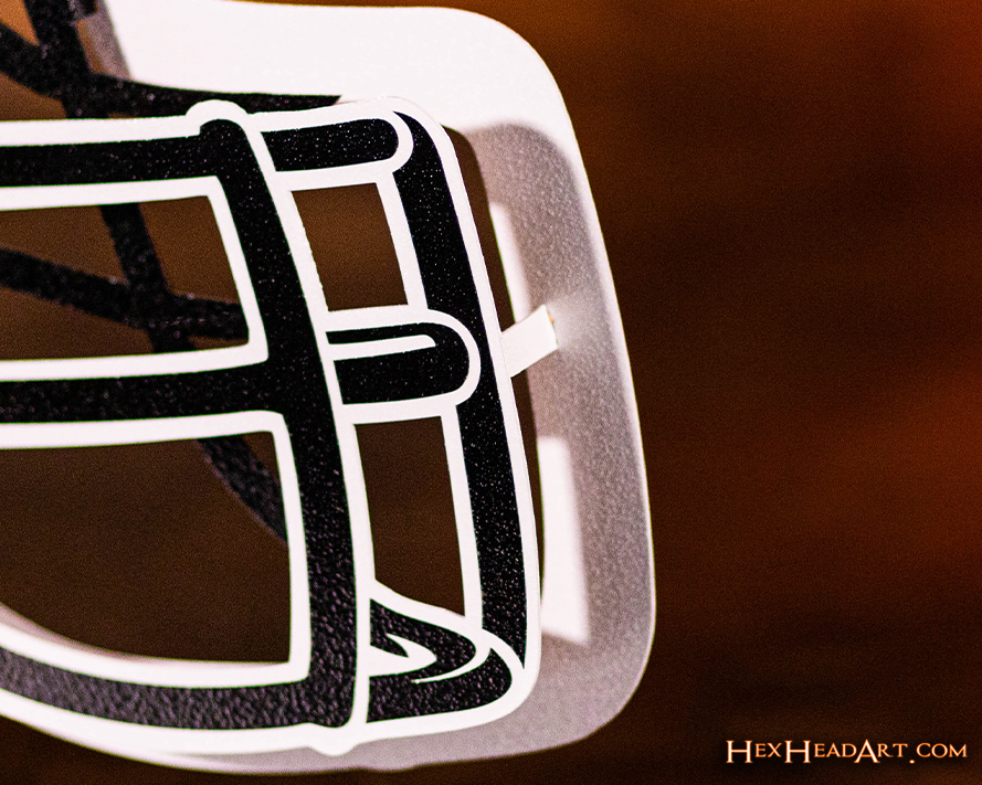 Philadelphia Eagles BLITZ Collection - 8 Layer Helmet 3D Vintage Metal Wall Art