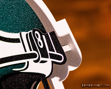 Philadelphia Eagles BLITZ Collection - 8 Layer Helmet 3D Vintage Metal Wall Art