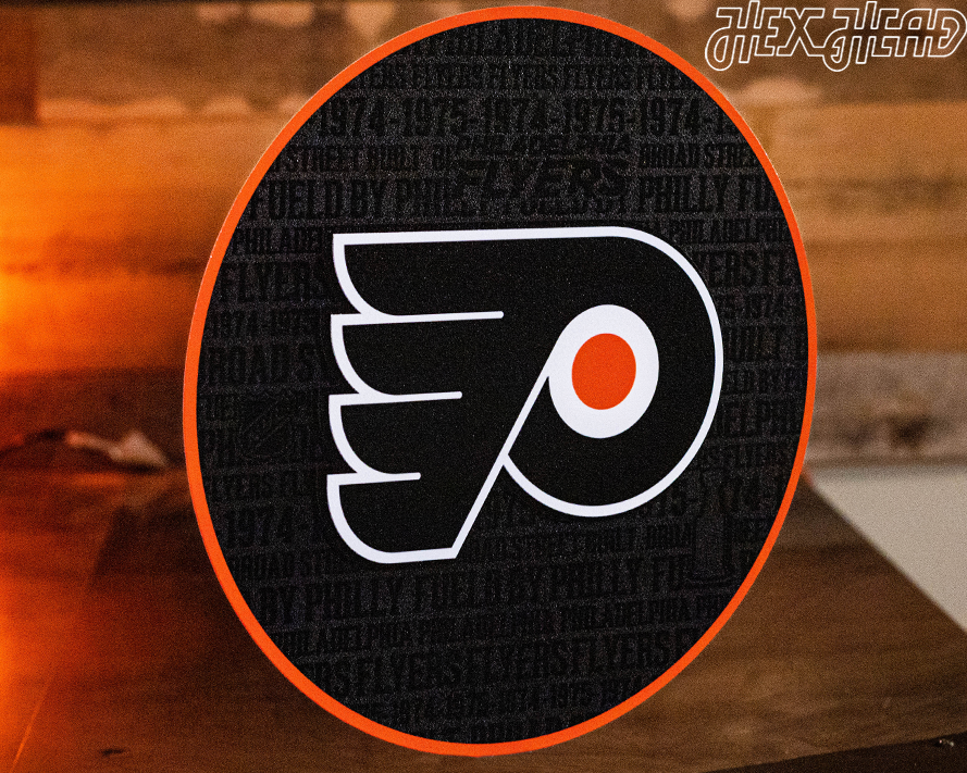 Philadelphia Flyers CRAFT SERIES 3D Embossed Metal Wall Art