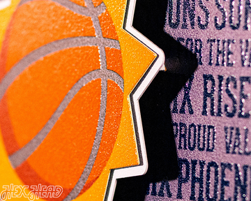 Phoenix Suns CRAFT SERIES 3D Embossed Metal Wall Art