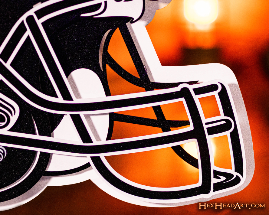 Pittsburgh Steelers BLITZ Collection - 8 Layer Helmet 3D Vintage Metal Wall Art