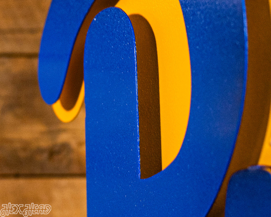 Pittsburgh "Pitt" Script 3D Metal Wall Art