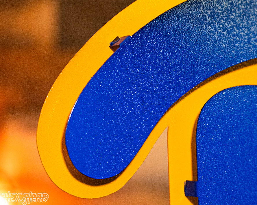 Pittsburgh "Pitt" Script 3D Metal Wall Art