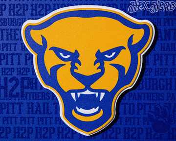 Pittsburgh Panthers CRAFT SERIES 3D Embossed Metal Wall Art