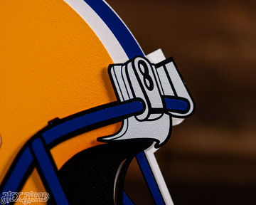 Pittsburgh Panthers BLITZ COLLECTION - 8 LAYER Helmet 3D Metal Wall Art