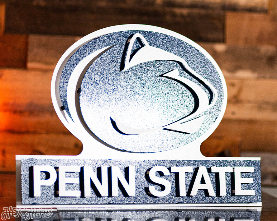 Penn State Nittany Lions w/ Penn State 3D Metal Wall Art