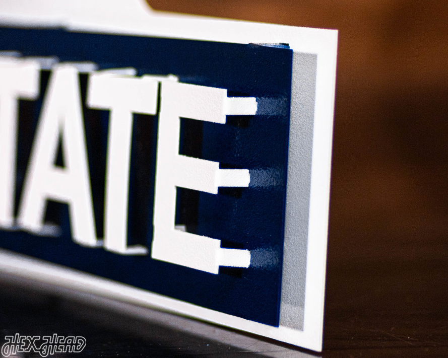 Penn State Nittany Lions w/ Penn State 3D Metal Wall Art