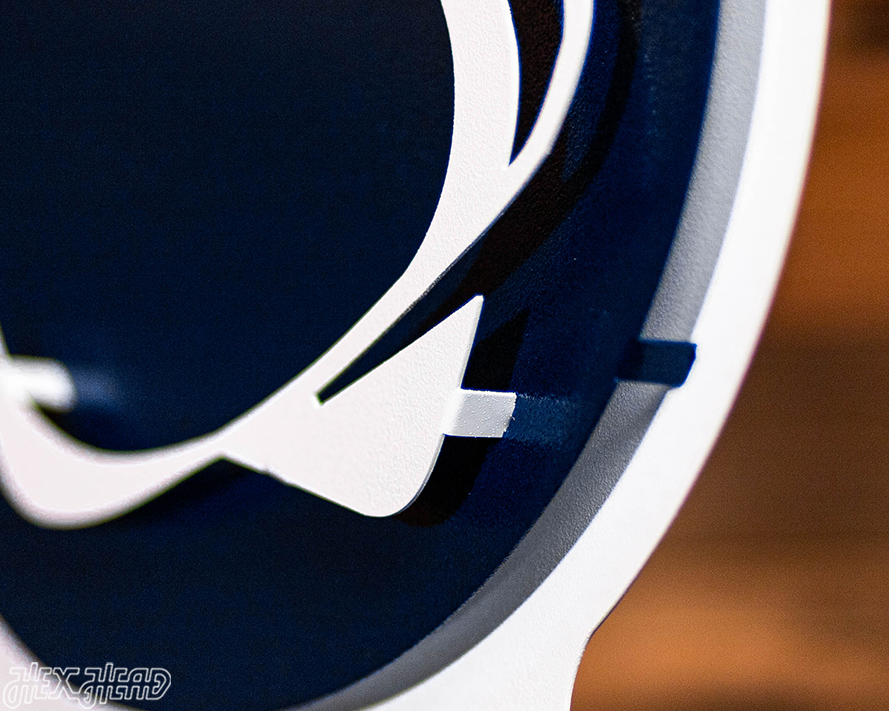 Penn State Nittany Lions w/ Penn State 3D Metal Wall Art