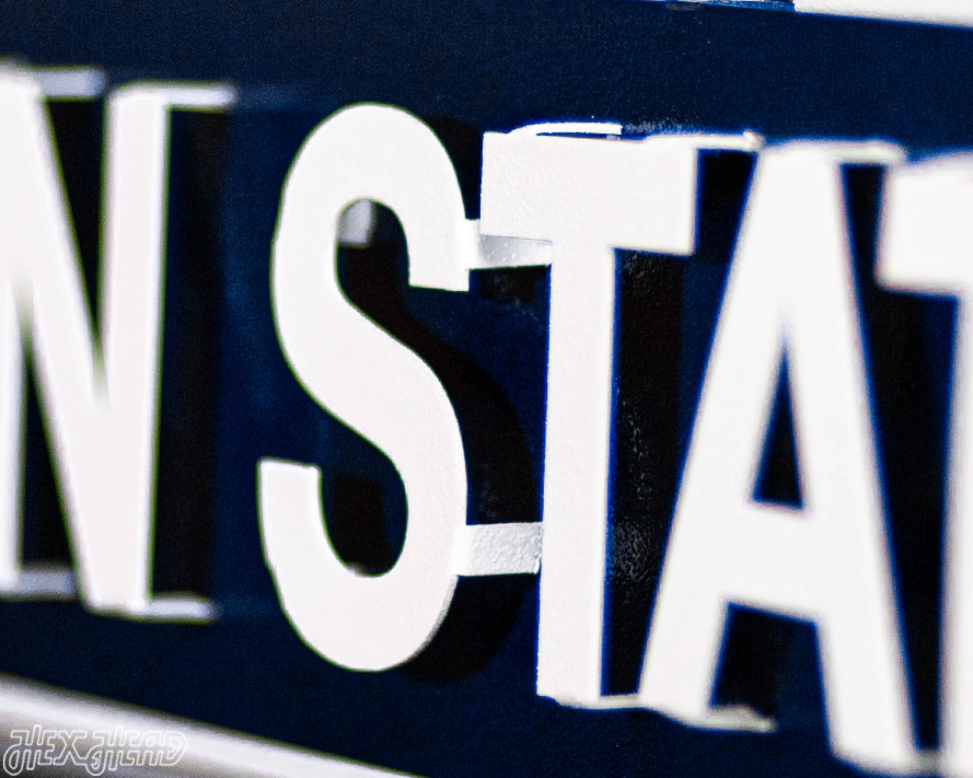 Penn State Nittany Lions w/ Penn State 3D Metal Wall Art