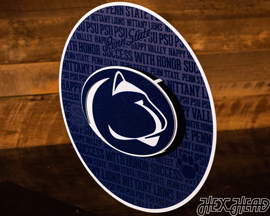 Penn State CRAFT SERIES 3D Embossed Metal Wall Art