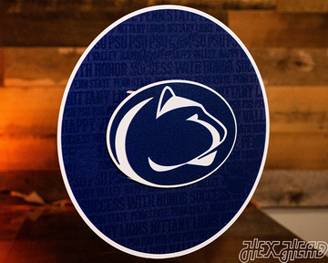 Penn State CRAFT SERIES 3D Embossed Metal Wall Art