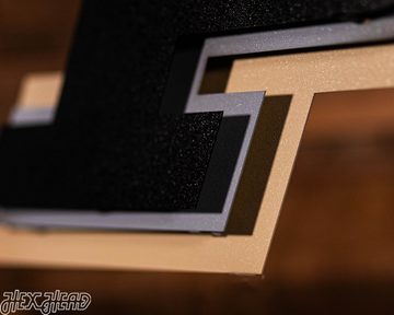 Purdue Boilermakers "Motion P" 3D Vintage Metal Wall Art