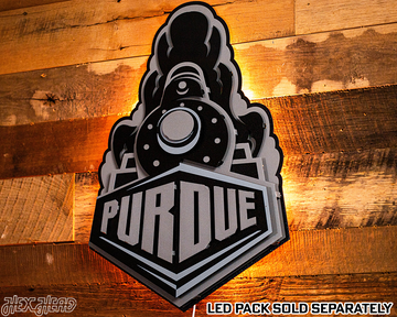 MONOCHROME - Purdue "Boilermaker Special" 3D Vintage Metal Wall Art