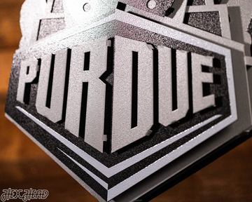 MONOCHROME - Purdue "Boilermaker Special" 3D Vintage Metal Wall Art
