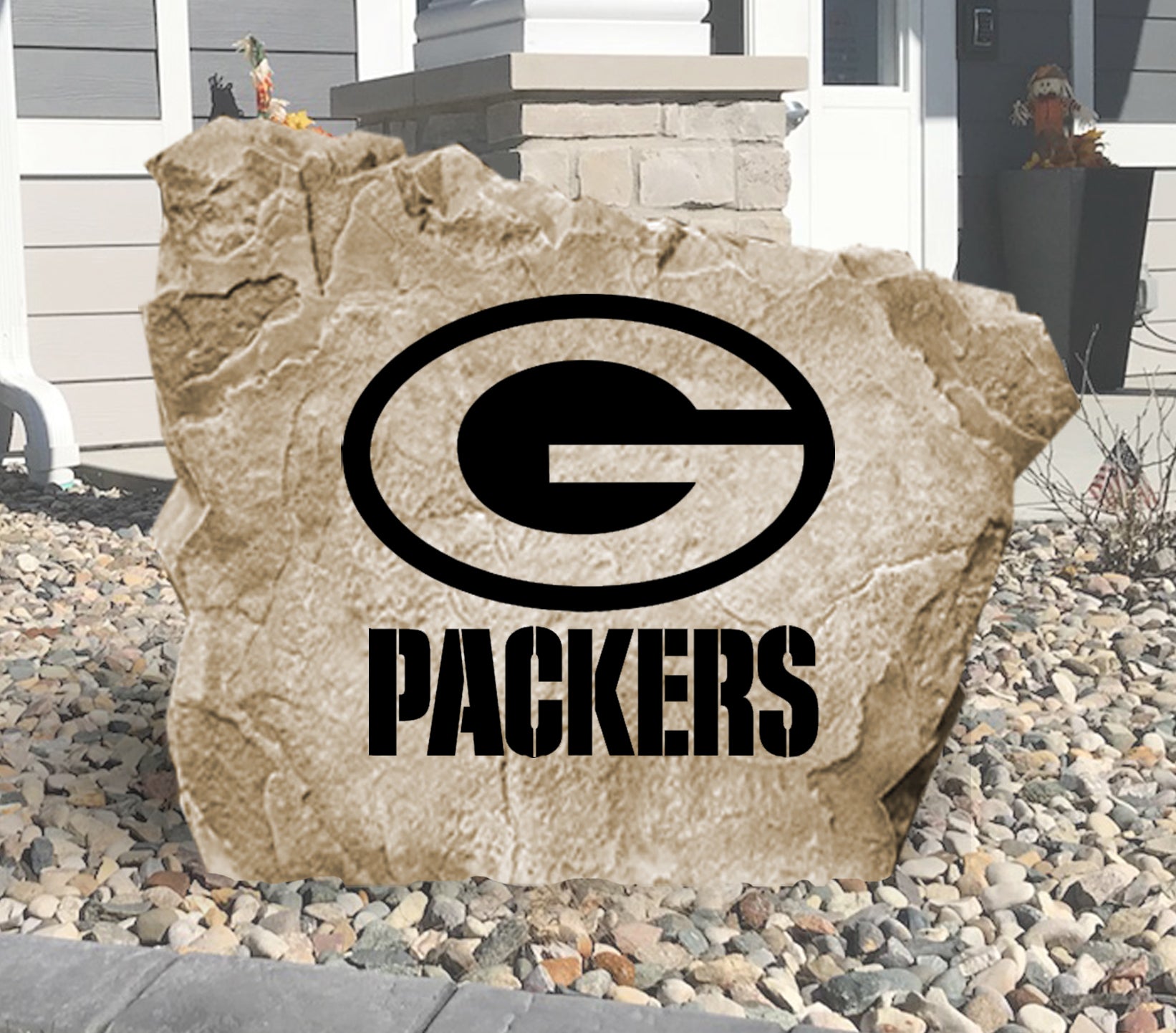 Green Bay Packers Design-A-Stone Landscape Art