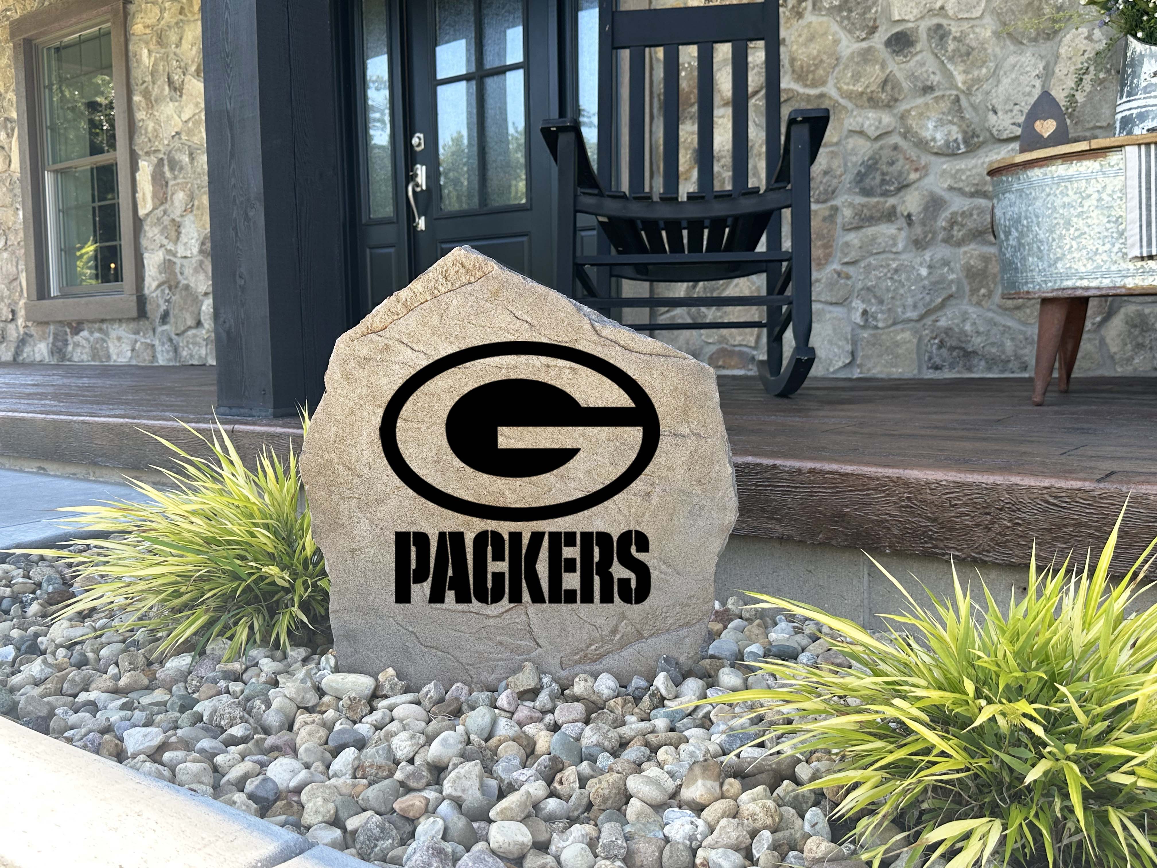 Green Bay Packers Design-A-Stone Landscape Art