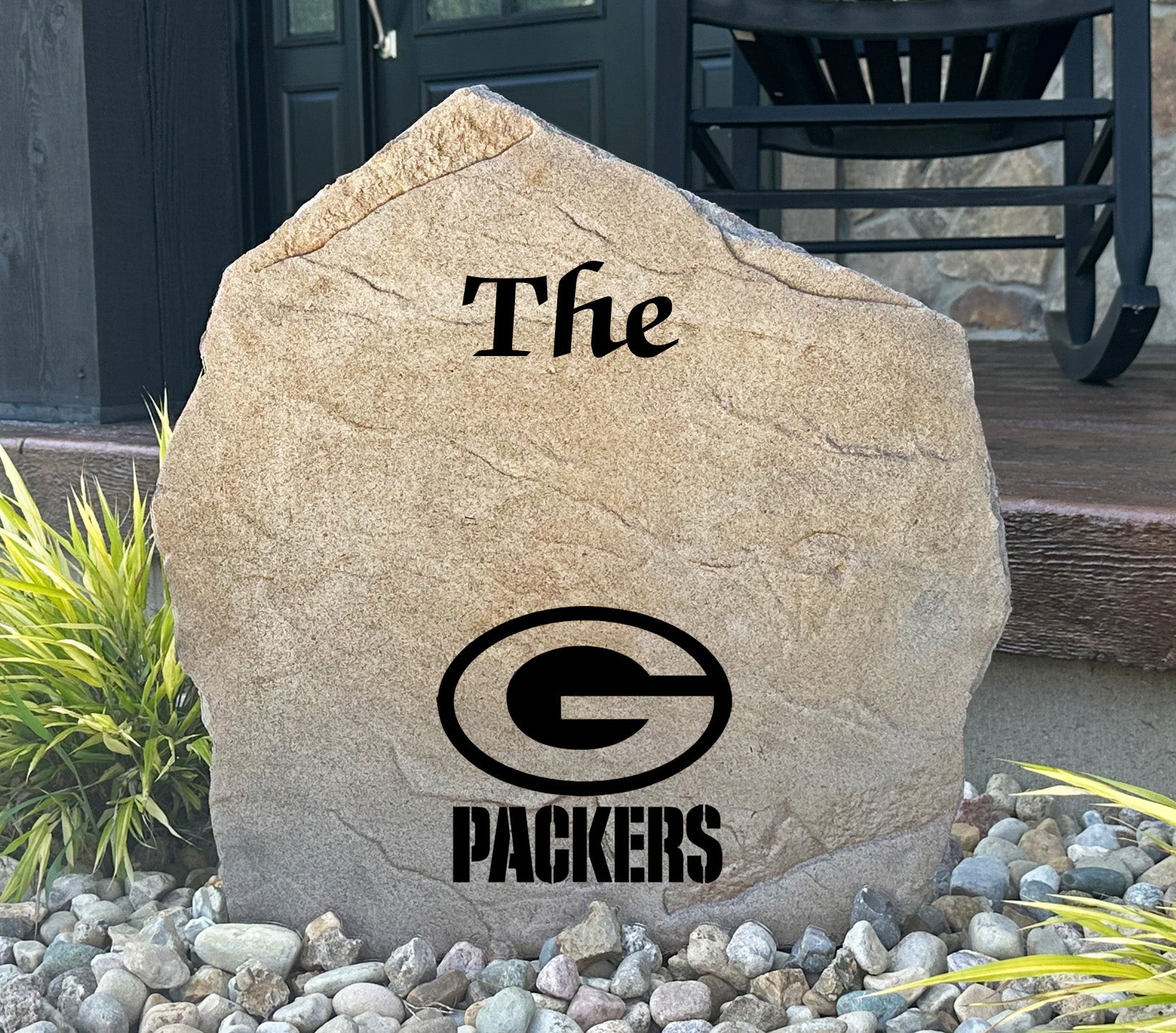 Green Bay Packers Design-A-Stone Landscape Art Family Name