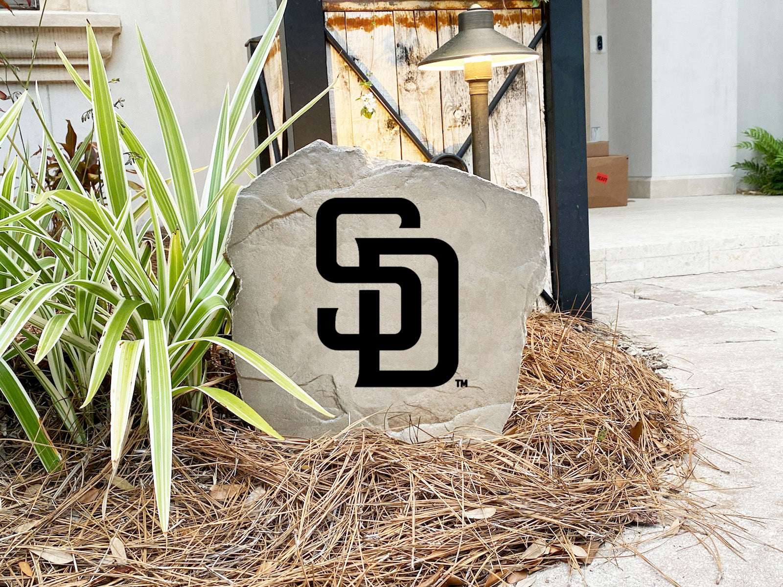 San Diego Padres Design-A-Stone Landscape Art