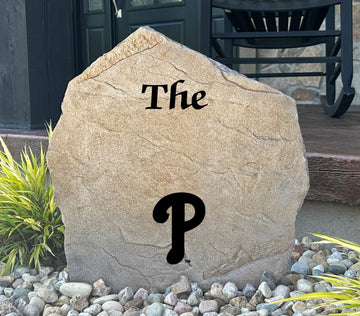 Philadelphia Phillies Design-A-Stone Landscape Art Family Name
