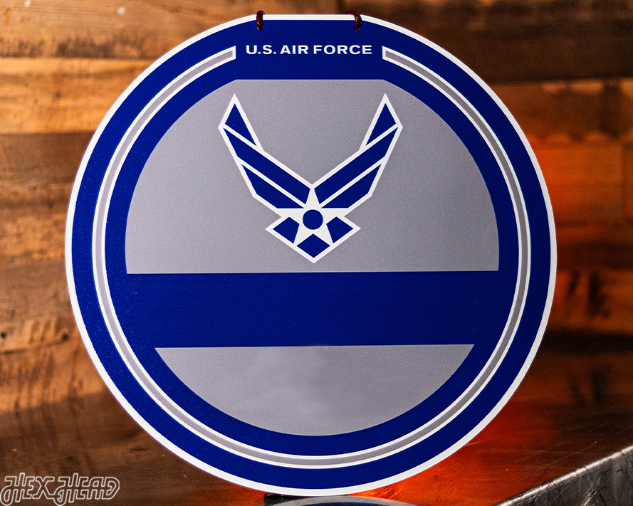 United States Air force Personalized Monogram Metal Art