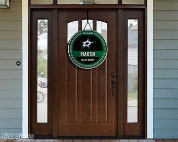 Dallas Stars Personalized Monogram Metal Art