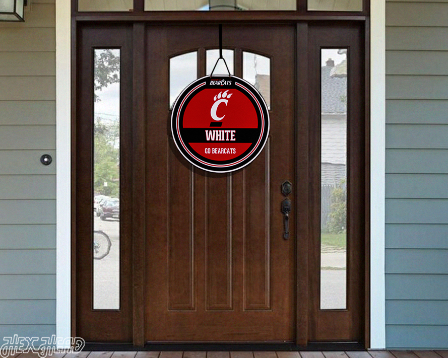 Cincinnati Bearcats Personalized Monogram Metal Art