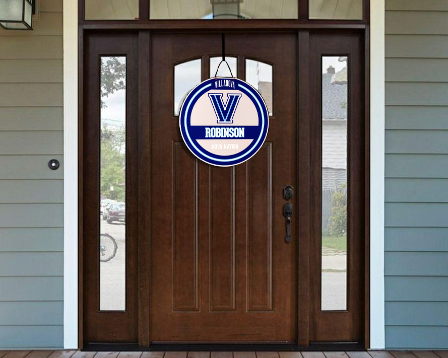 Villanova Wildcats Personalized Monogram Metal Art